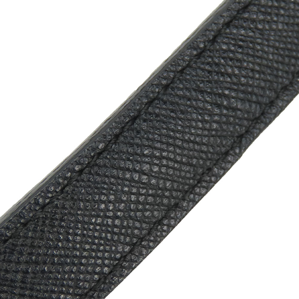 BURBERRY Shoulder Bag Canvas, Leather black Women Used Authentic