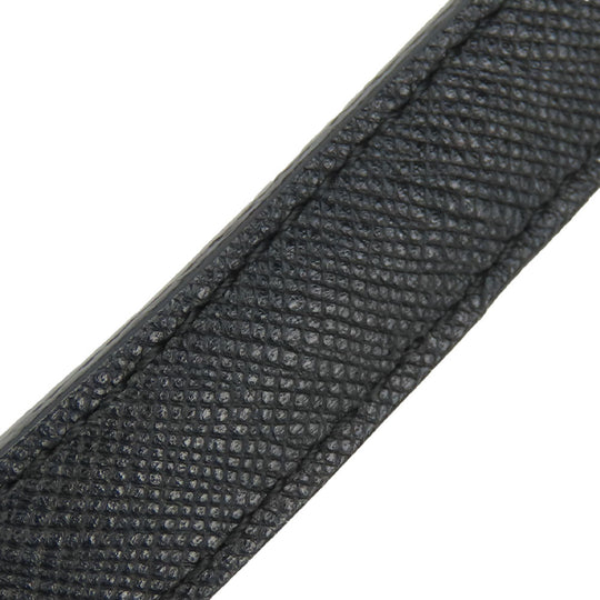 BURBERRY Shoulder Bag Canvas, Leather black Women Used Authentic