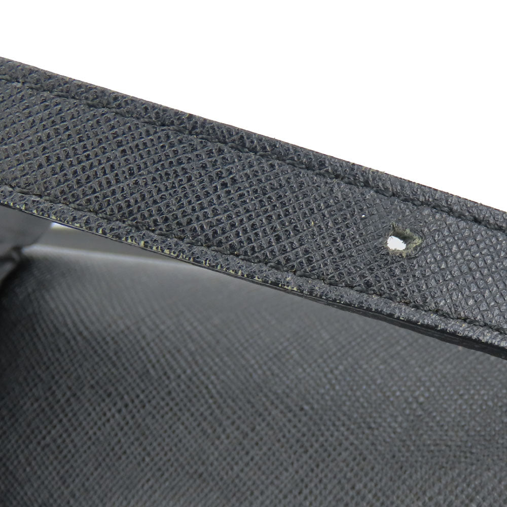 BURBERRY Shoulder Bag Canvas, Leather black Women Used Authentic