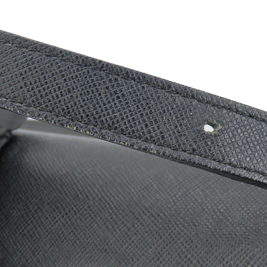 BURBERRY Shoulder Bag Canvas, Leather black Women Used Authentic