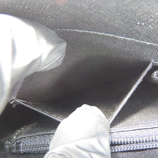 BURBERRY Shoulder Bag Canvas, Leather black Women Used Authentic