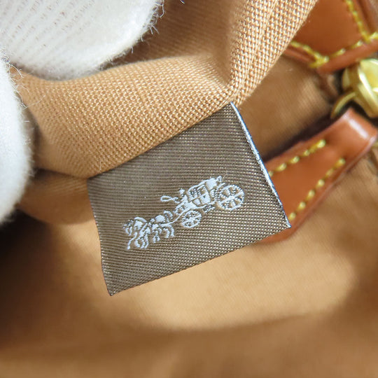 COACH Tote Bag 89077 leather beige Women Used Authentic