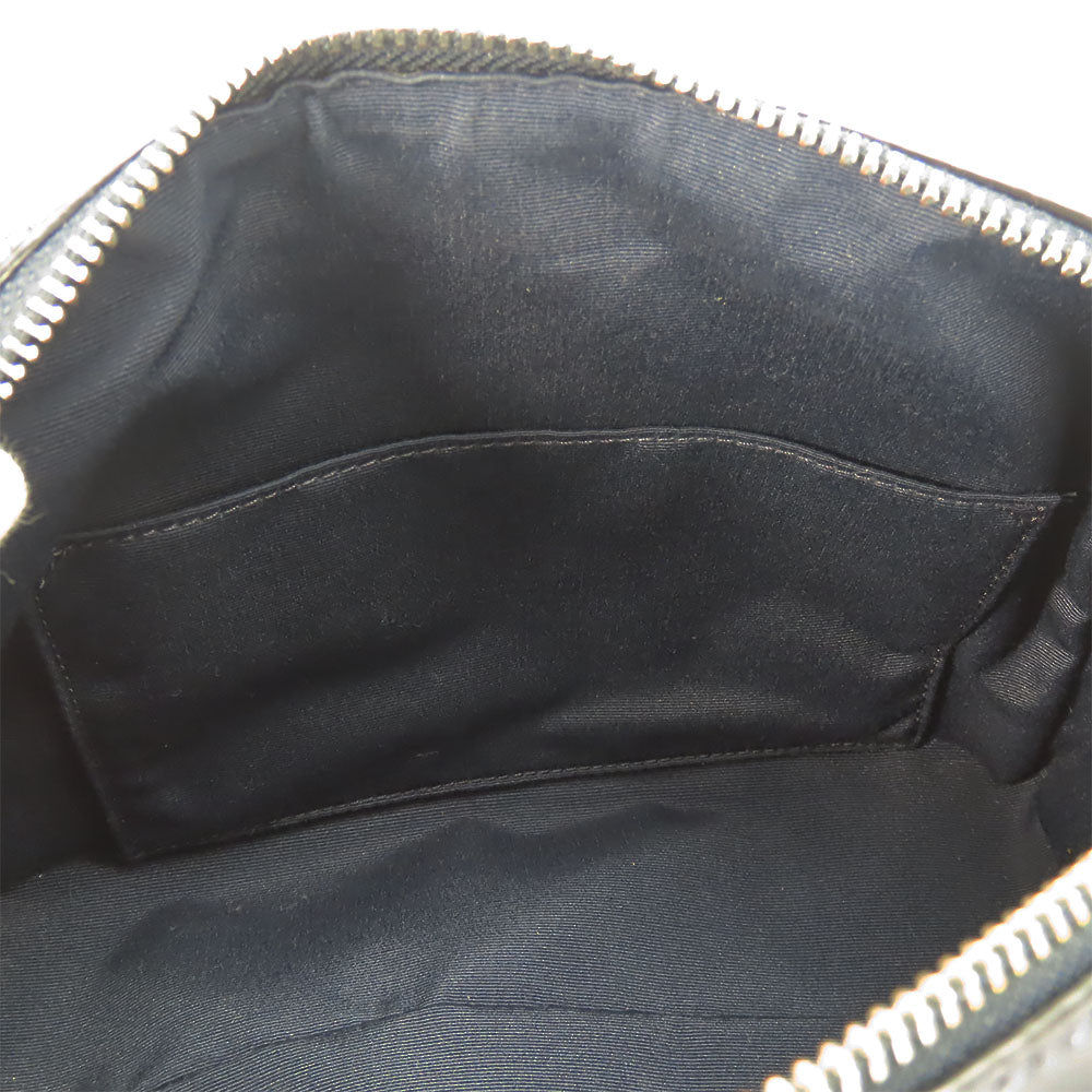 COACH Handbag F78263 leather Navy Women Used Authentic