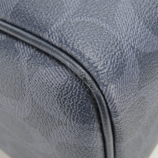 COACH Handbag F78263 leather Navy Women Used Authentic