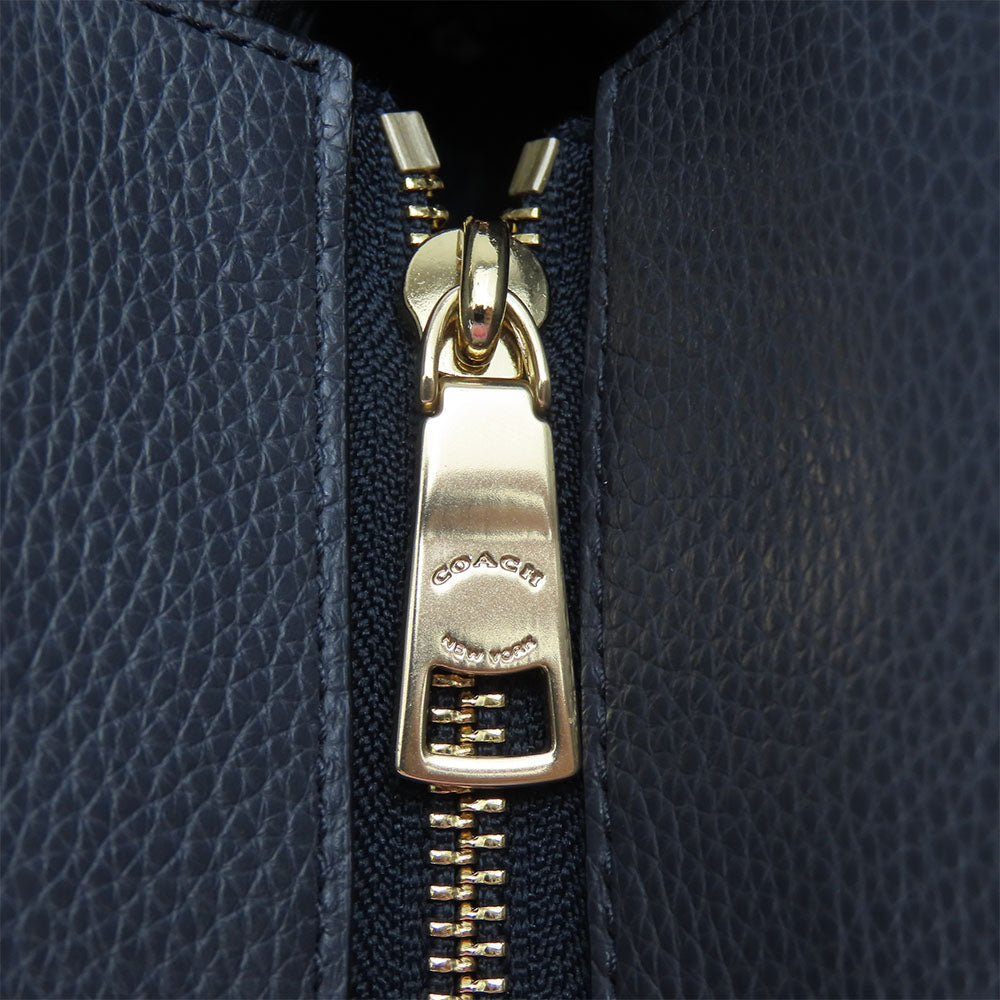 COACH Handbag F26160 Denim, Leather blue Women Used Authentic