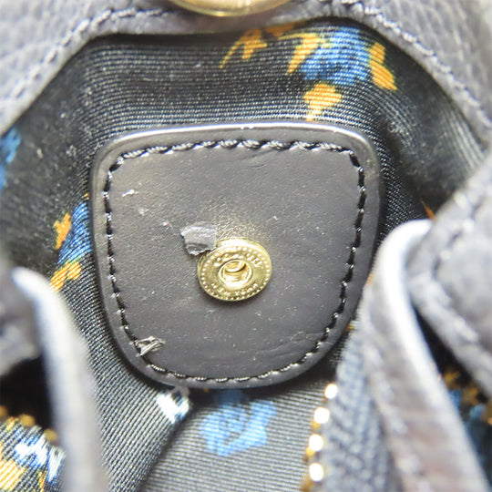 COACH Handbag F26160 Denim, Leather blue Women Used Authentic