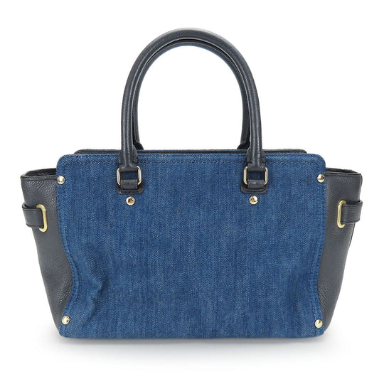 COACH Handbag F26160 Denim, Leather blue Women Used Authentic