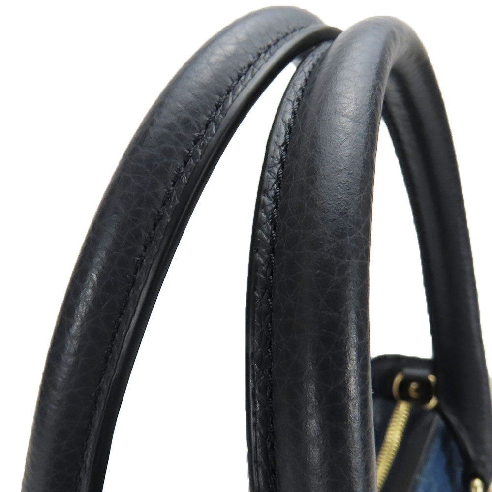 COACH Handbag F26160 Denim, Leather blue Women Used Authentic