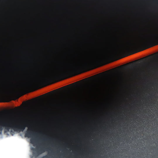 HERMES Pouch Polyurethane Orange Neovan Thalassa PM