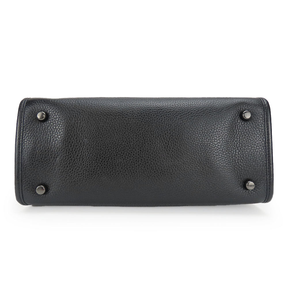 COACH Handbag C1527 Leather, PVC Brown Carryall Dempsey Women Used Authentic