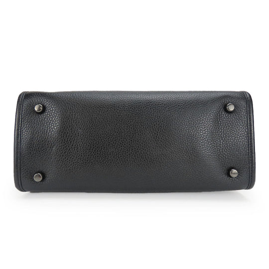 COACH Handbag C1527 Leather, PVC Brown Carryall Dempsey Women Used Authentic