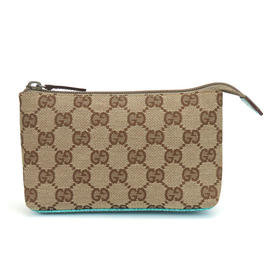 GUCCI Pouch 115237 GG canvas beige
