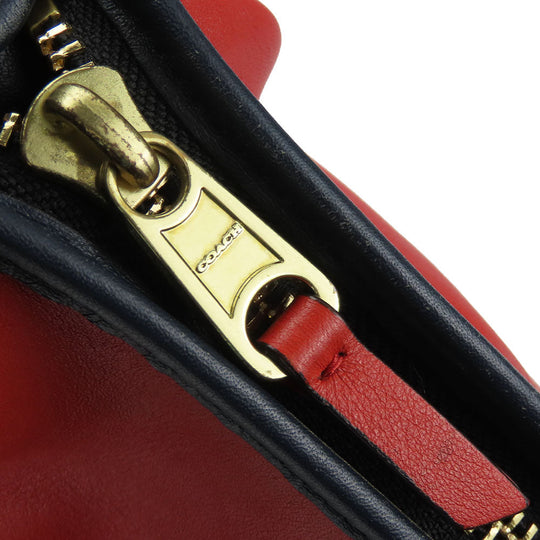 COACH Shoulder Bag 19995 leather multicolor Women Used Authentic