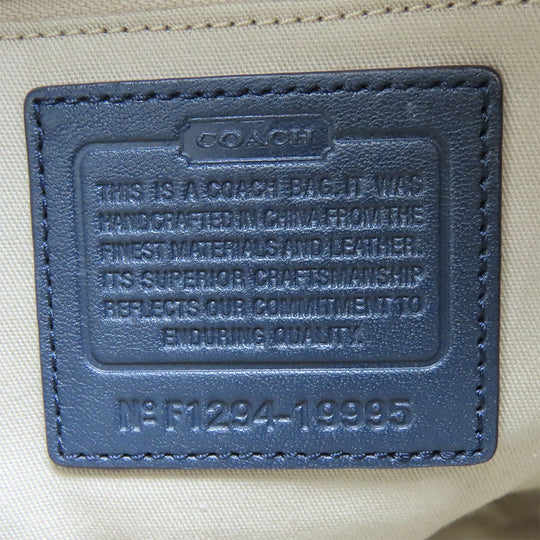 COACH Shoulder Bag 19995 leather multicolor Women Used Authentic