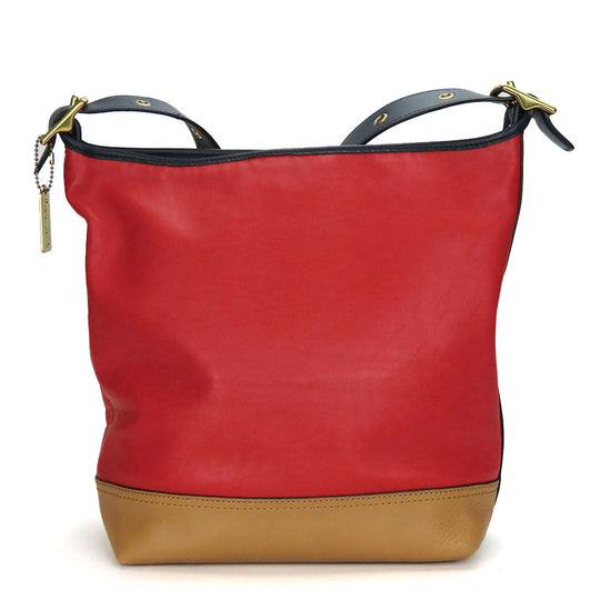 COACH Shoulder Bag 19995 leather multicolor Women Used Authentic