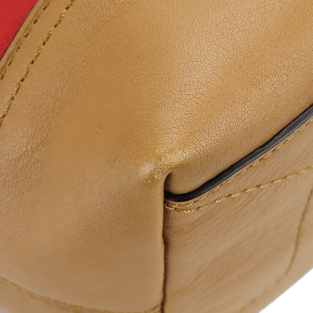 COACH Shoulder Bag 19995 leather multicolor Women Used Authentic