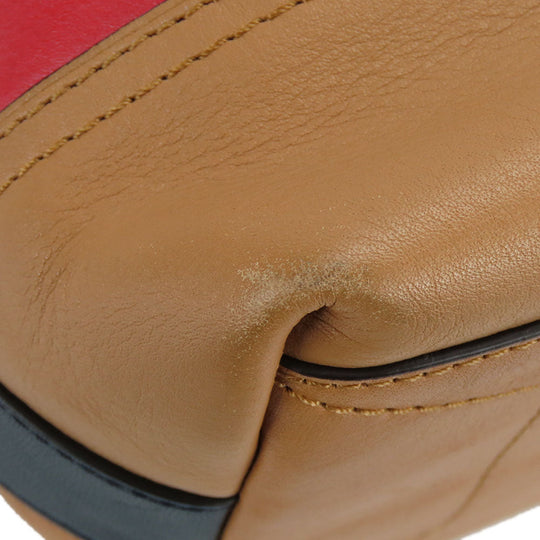 COACH Shoulder Bag 19995 leather multicolor Women Used Authentic