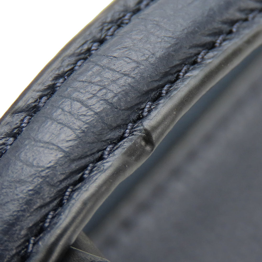 COACH Handbag C6229 leather Navy Casey Satchel Women Used Authentic