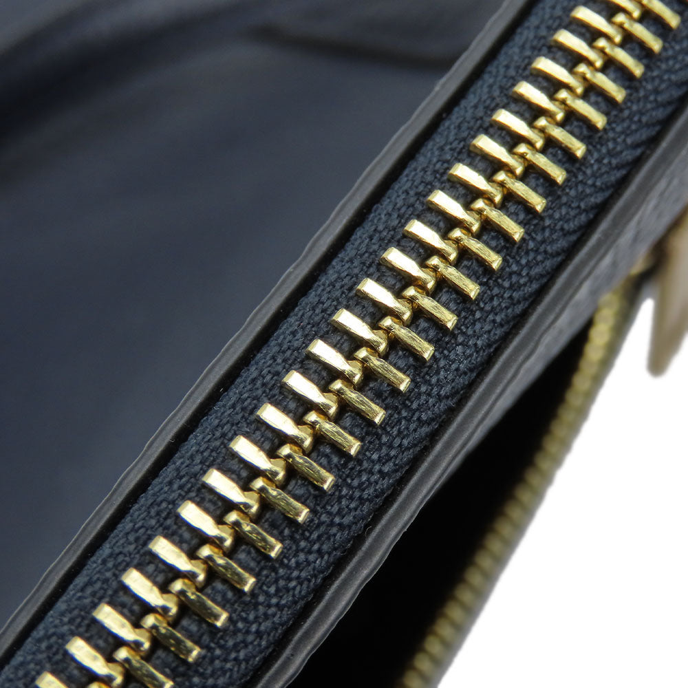 COACH Handbag C6229 leather Navy Casey Satchel Women Used Authentic