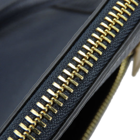 COACH Handbag C6229 leather Navy Casey Satchel Women Used Authentic