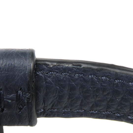 COACH Handbag C6229 leather Navy Casey Satchel Women Used Authentic