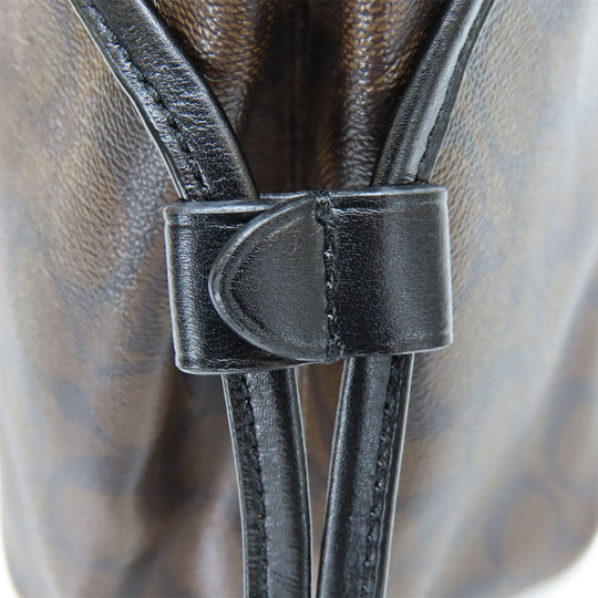 COACH Tote Bag F57842 Leather, PVC black Women Used Authentic