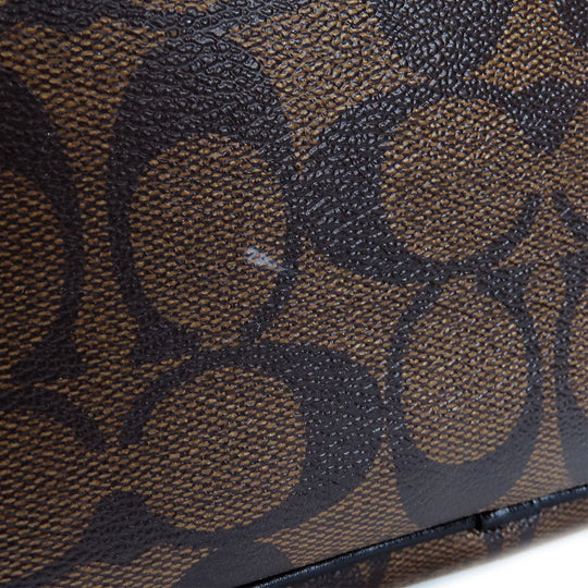 COACH Tote Bag F57842 Leather, PVC black Women Used Authentic