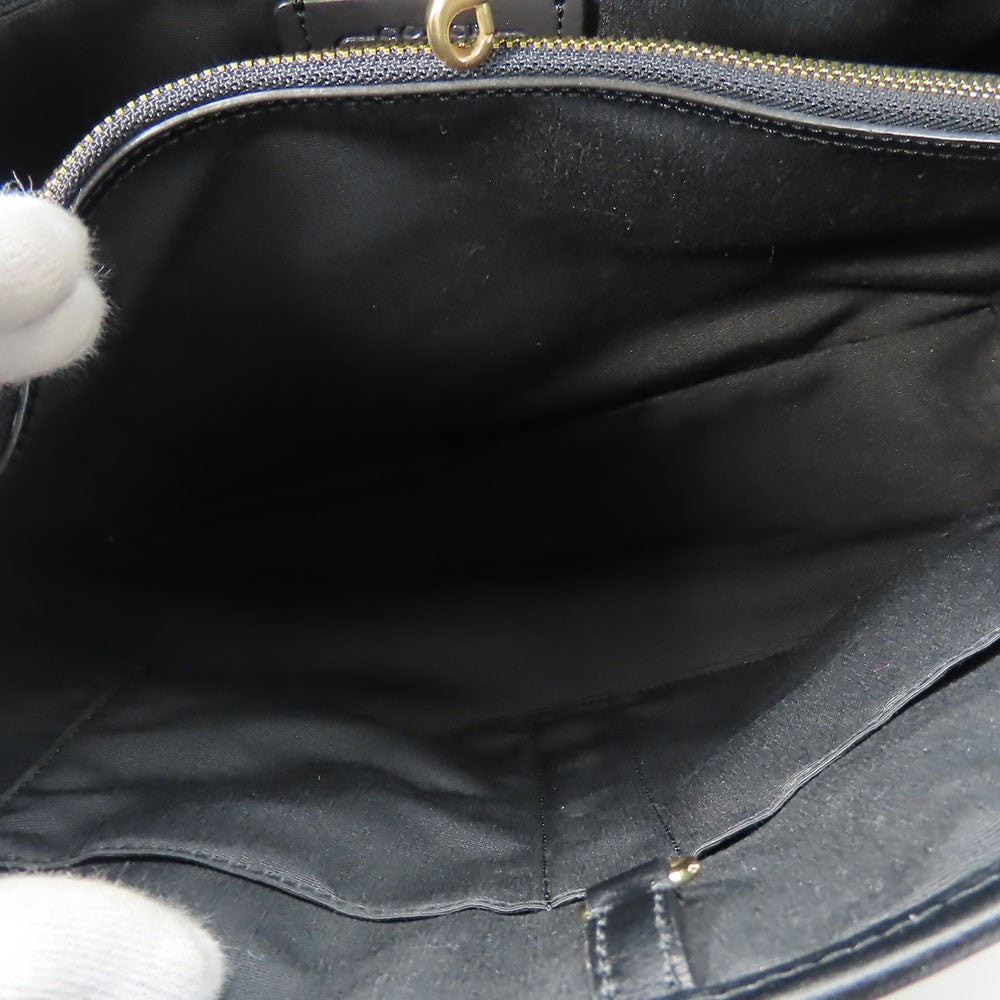 COACH Tote Bag F57842 Leather, PVC black Women Used Authentic