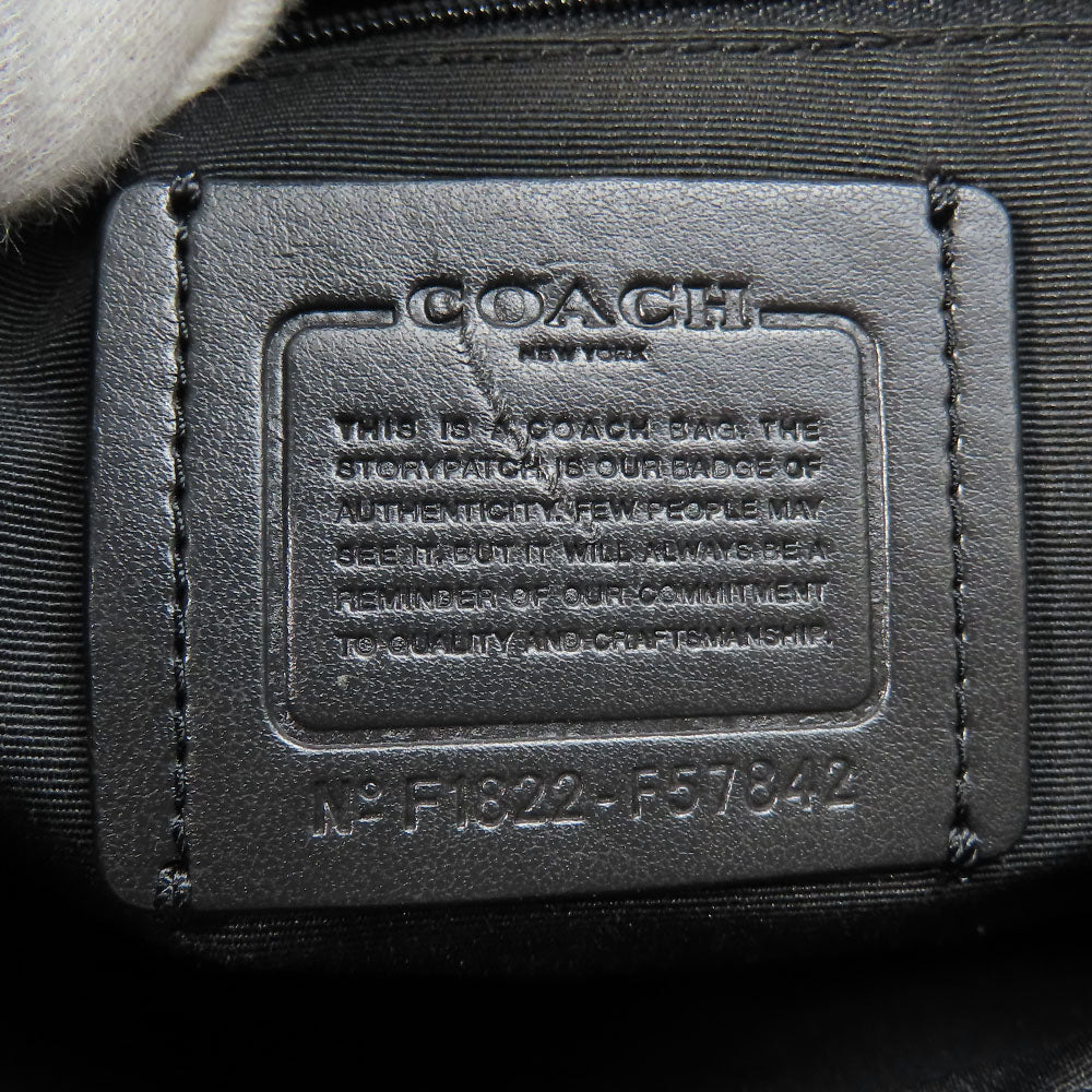 COACH Tote Bag F57842 Leather, PVC black Women Used Authentic