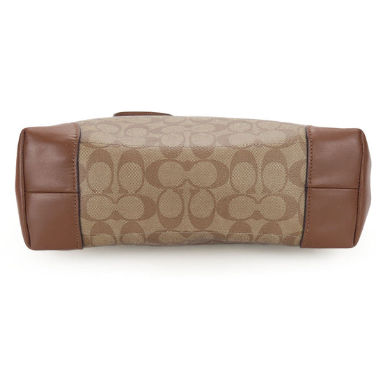 COACH Tote Bag F29208 PVC, Leather Brown Women Used Authentic