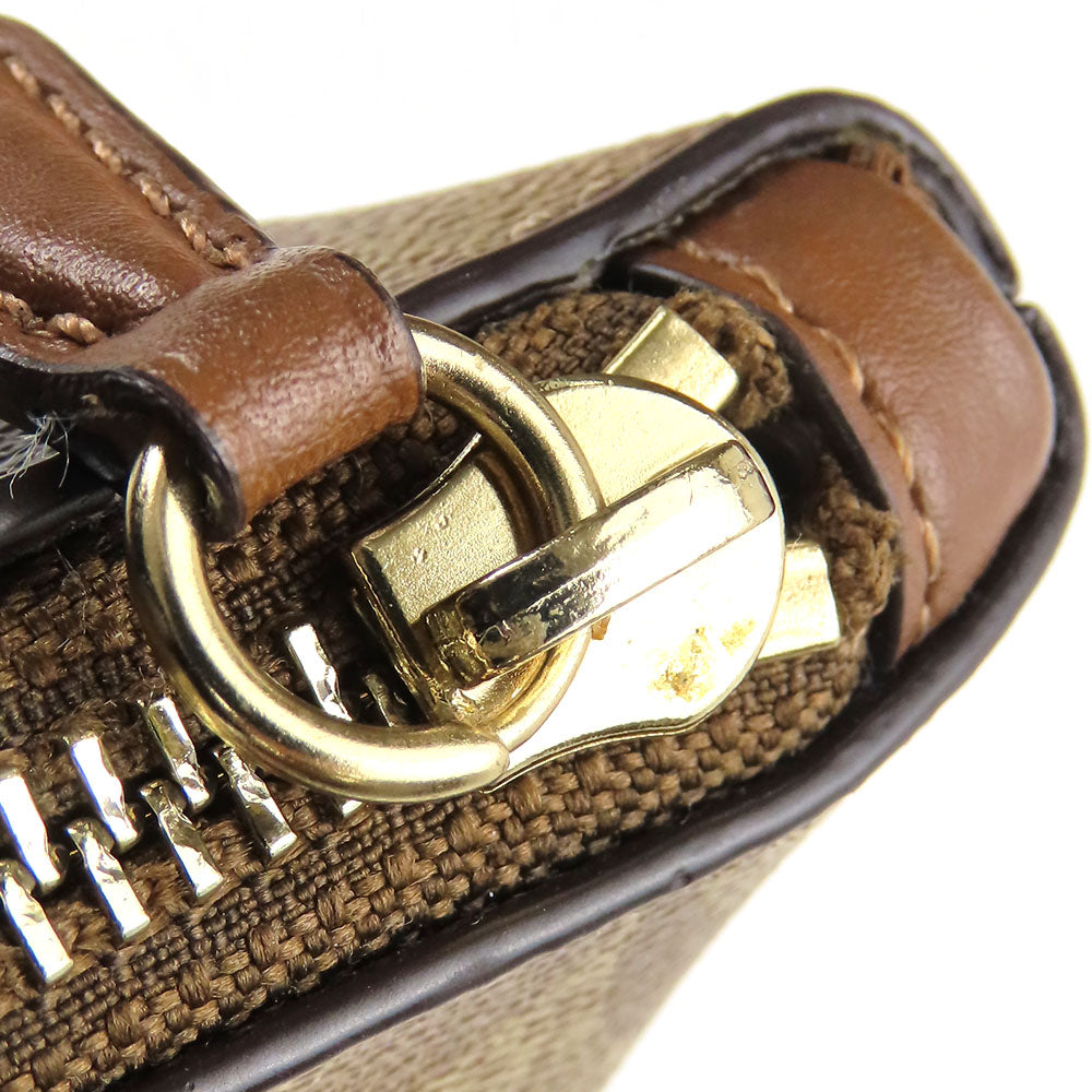 COACH Tote Bag F29208 PVC, Leather Brown Women Used Authentic