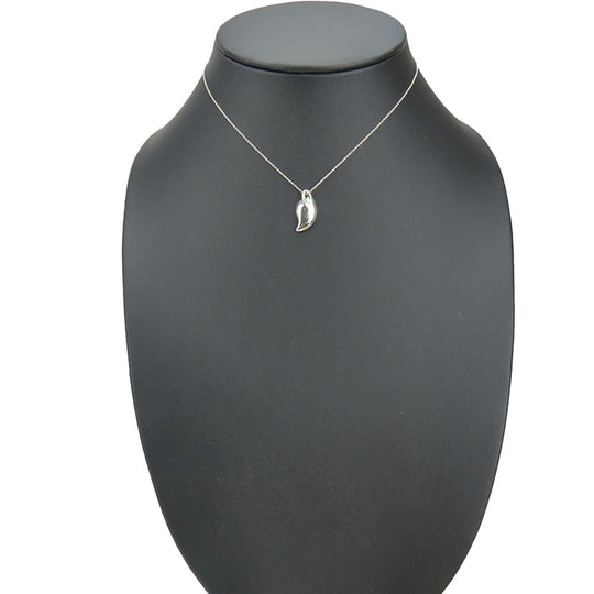 TIFFANY&Co. Necklace Silver925 Silver Leaf motif Women Used Authentic