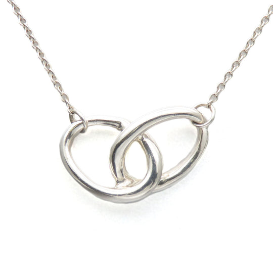TIFFANY&Co. Necklace Silver925 Silver Double loop Women Used Authentic