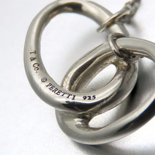 TIFFANY&Co. Necklace Silver925 Silver Double loop Women Used Authentic
