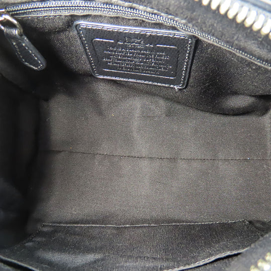 COACH Handbag F55464 Leather, PVC purple Women Used Authentic