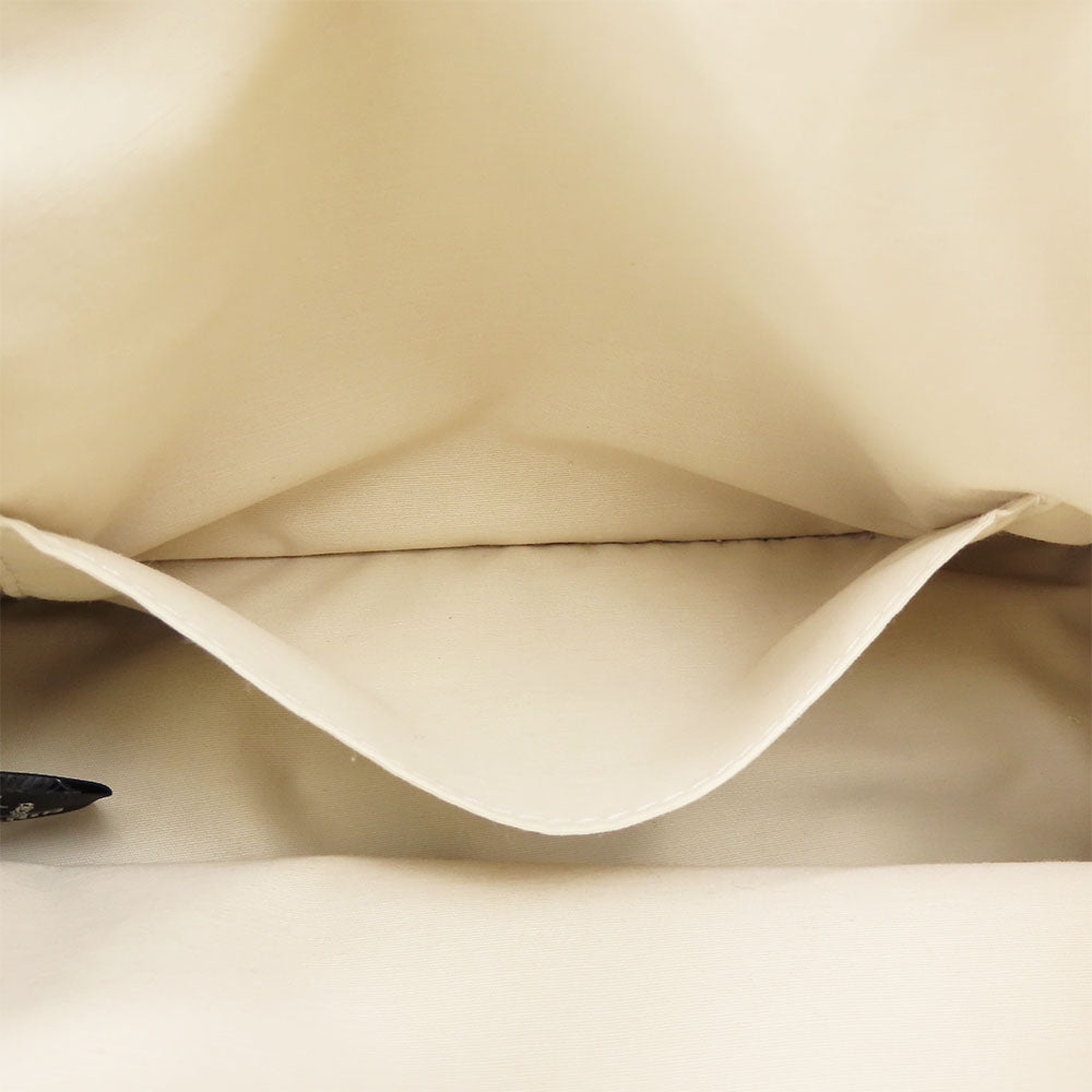 HERMES Pouch Cotton canvas Orange Bored