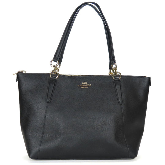 COACH Tote Bag F57526 leather black Women Used Authentic