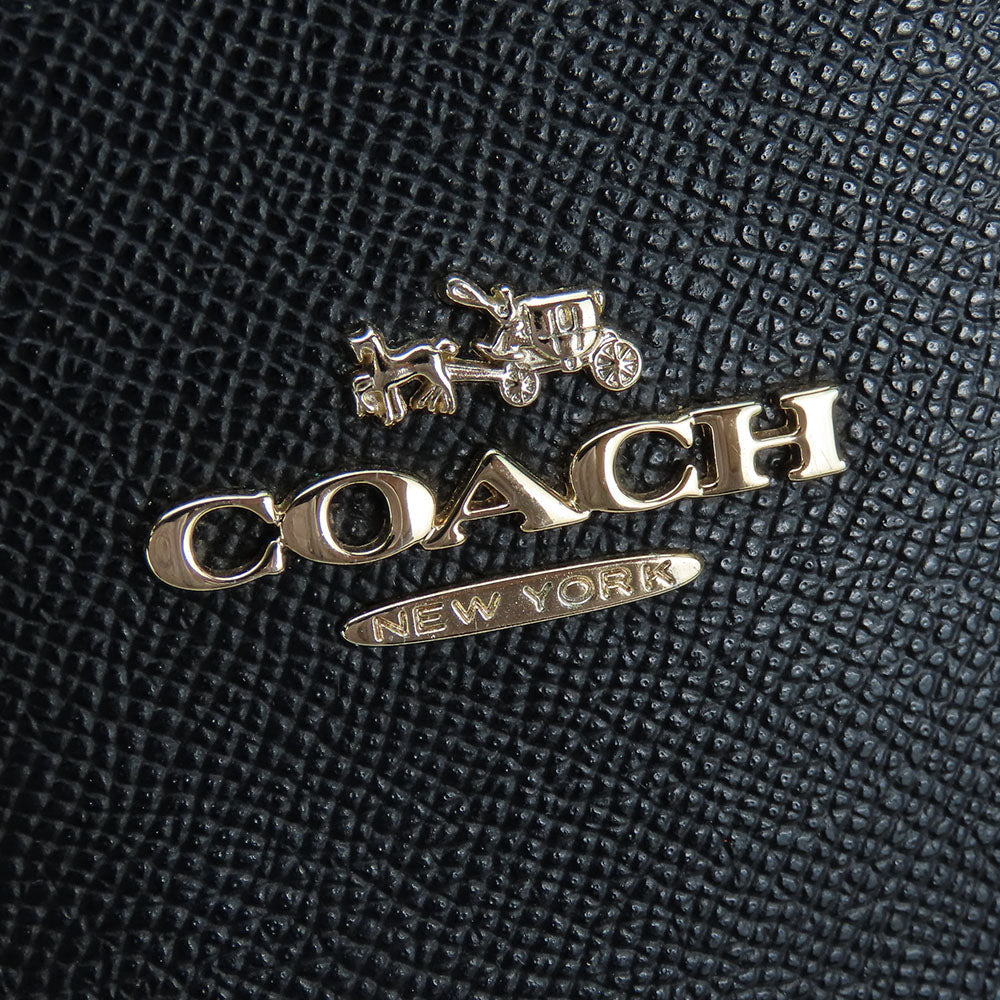 COACH Tote Bag F57526 leather black Women Used Authentic