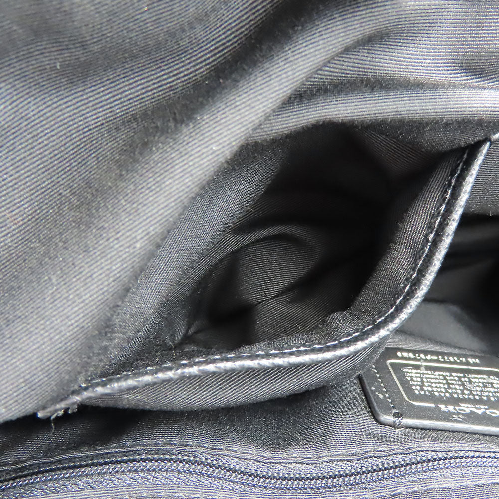 COACH Tote Bag F57526 leather black Women Used Authentic