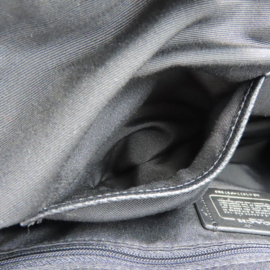 COACH Tote Bag F57526 leather black Women Used Authentic