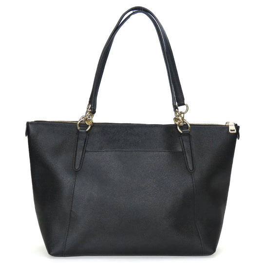 COACH Tote Bag F57526 leather black Women Used Authentic