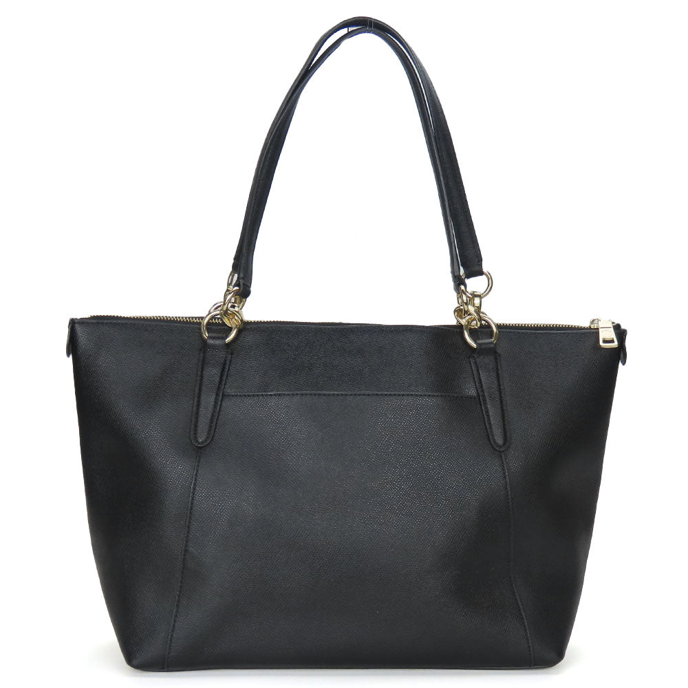 COACH Tote Bag F57526 leather black Women Used Authentic