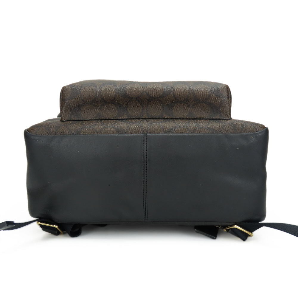 COACH Backpack F58314 PVC, Leather Brown unisex(Unisex) Used Authentic