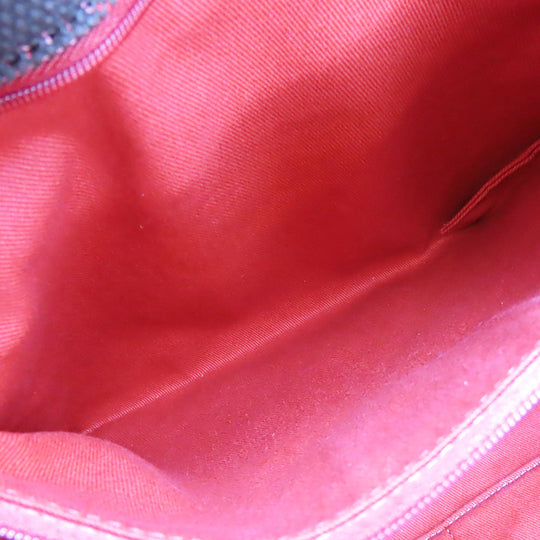 COACH Tote Bag F39848 Canvas, Leather Red Women Used Authentic