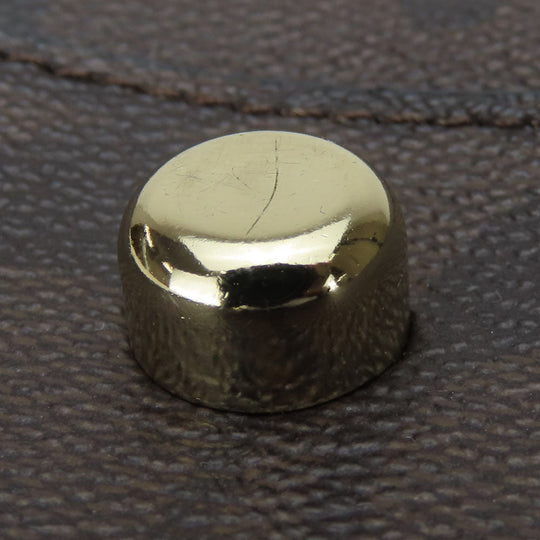 COACH Handbag F57492 PVC, Leather Brown Women Used Authentic