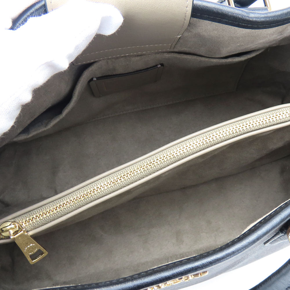 COACH Handbag F57492 PVC, Leather Brown Women Used Authentic