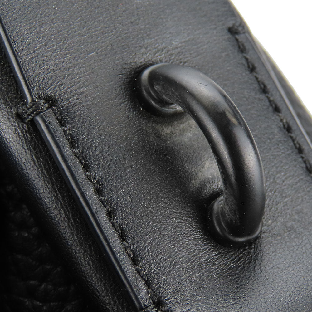 COACH Handbag 59517 leather black Swagger 27 Women Used Authentic