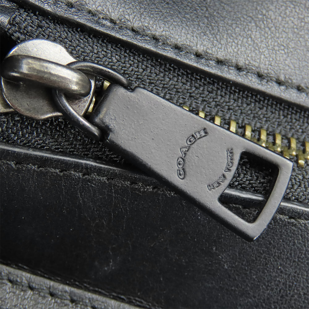 COACH Handbag 59517 leather black Swagger 27 Women Used Authentic