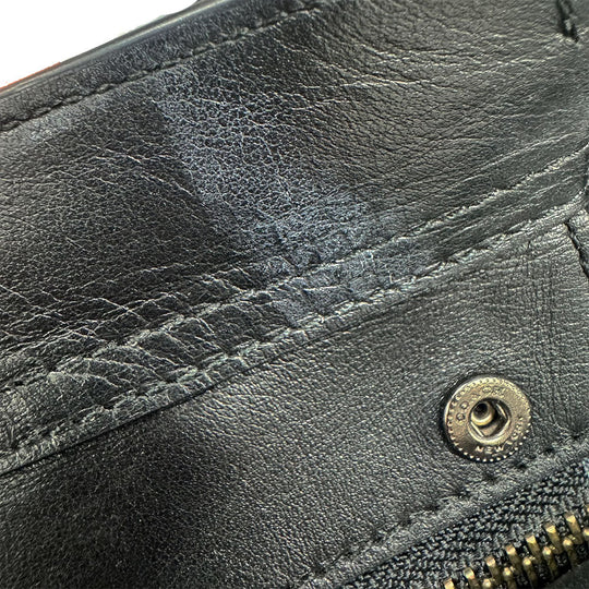 COACH Handbag 59517 leather black Swagger 27 Women Used Authentic