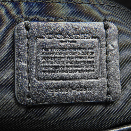 COACH Handbag 59517 leather black Swagger 27 Women Used Authentic